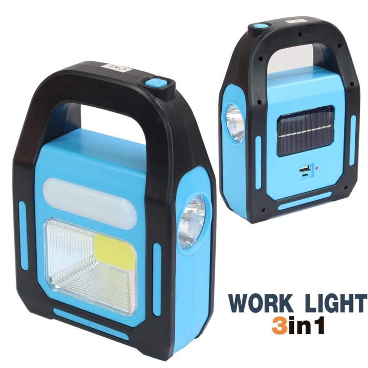 Hurry Bolt LED Work Light, Rechargeable Portable Garage & Emergency Lamp