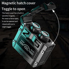 M25 Bluetooth 5.3 Wireless Earbuds, HiFi Sound, LED Battery Display