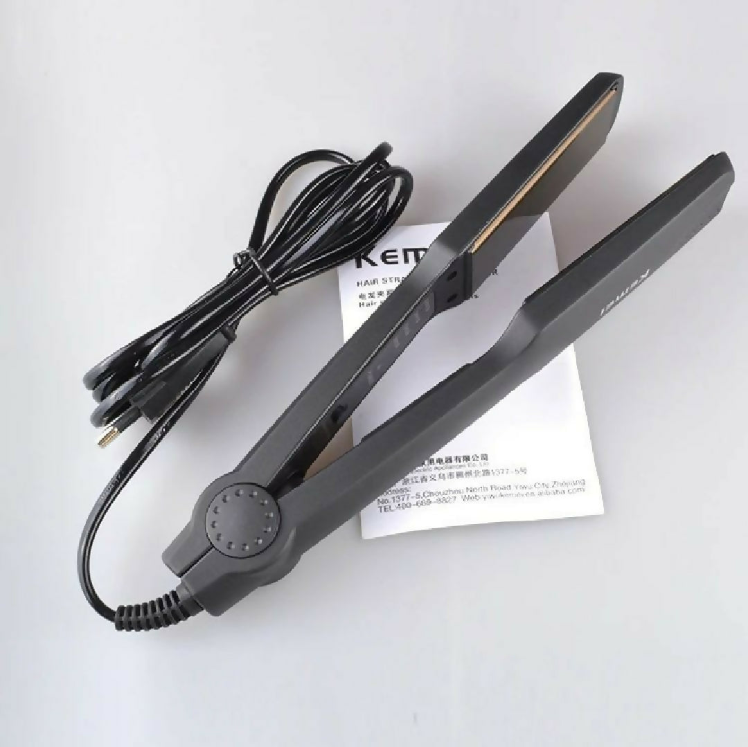 Kemei KM 329 Professional Hair Straightener With Temperature Control For Women