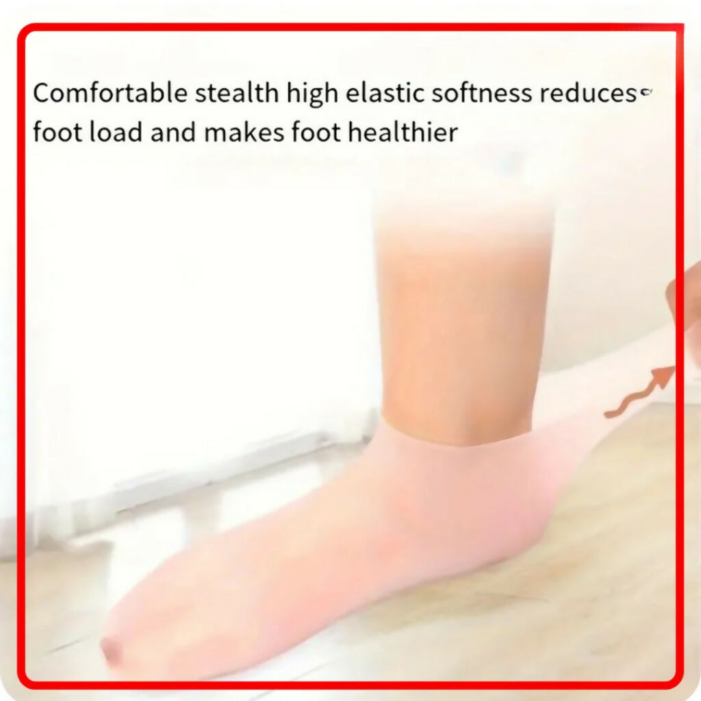 Silicone Moisturizing Socks Set for Dry Cracked Heels and Feets