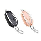 New Power Pod Portable Emergency Keychain Power Bank – Fast Plug & Play Mini Backup Battery for iPhone