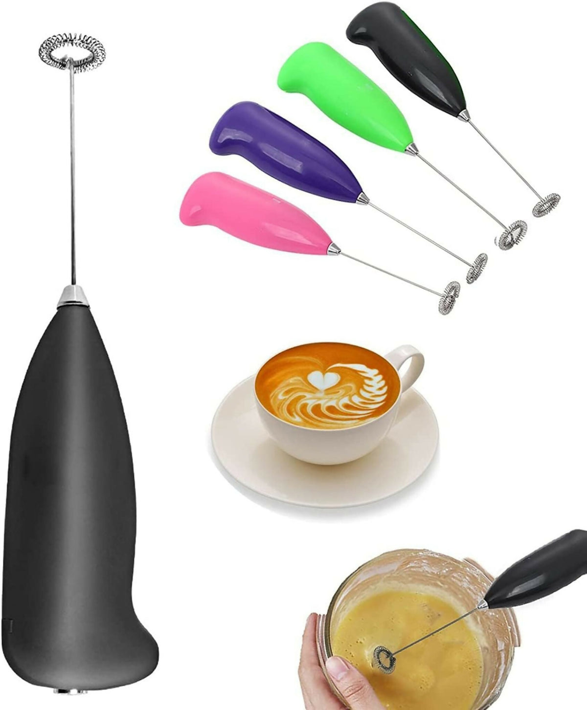 Electric Egg Beater Milk Drink Coffee Whisk Mixer