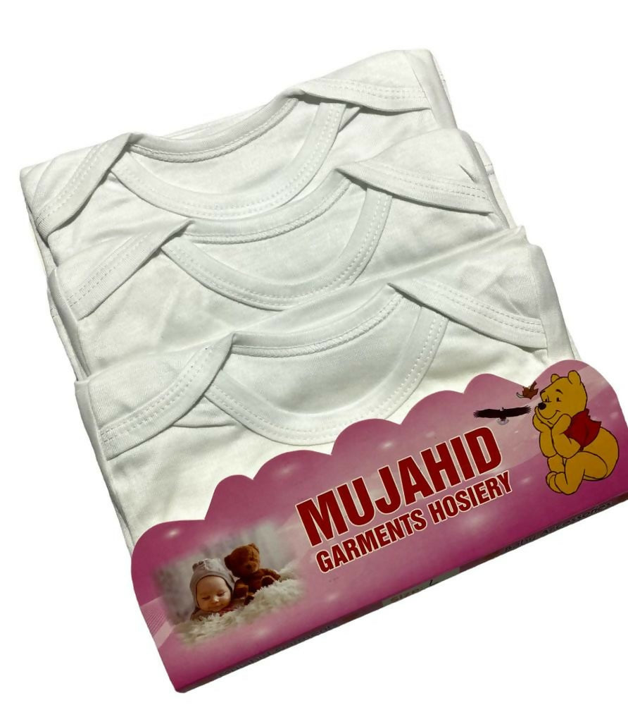 Baby Soft Cotton Inner Vest - Pack Of 3