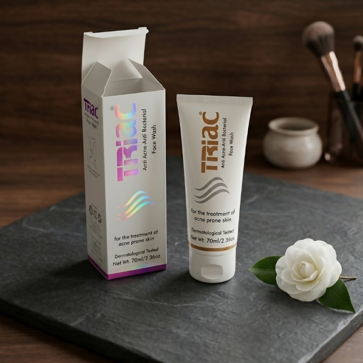 Triac Anti Acne Face Wash 70ml | Anti-Bacterial Cleanser For Acne-Prone Skin