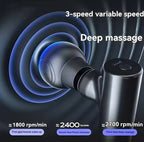 Mini Rechargeable Fascial Gun – Portable Deep Muscle Massager for Pain Relief and Relaxation – Random Color