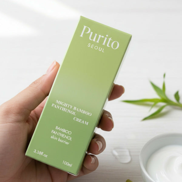Purito Mighty Bamboo Panthenol Cream 100ml | Deep Hydration & Skin Barrier Repair