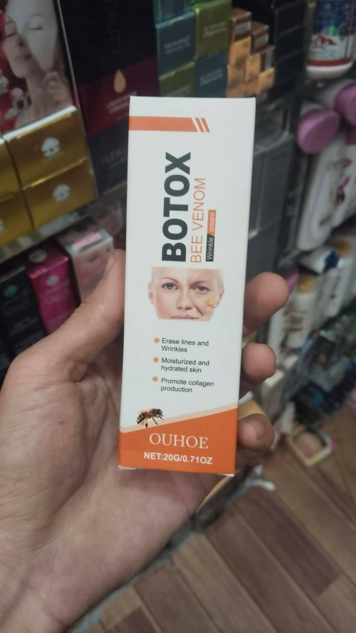 Botox Bee Venom Whitening & Moisturizing Cream – Anti-Aging, Brightening & Skin Firming Facial Care (20g)