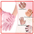 Silicone Moisturizing Gloves Set for Dry Cracked Hands