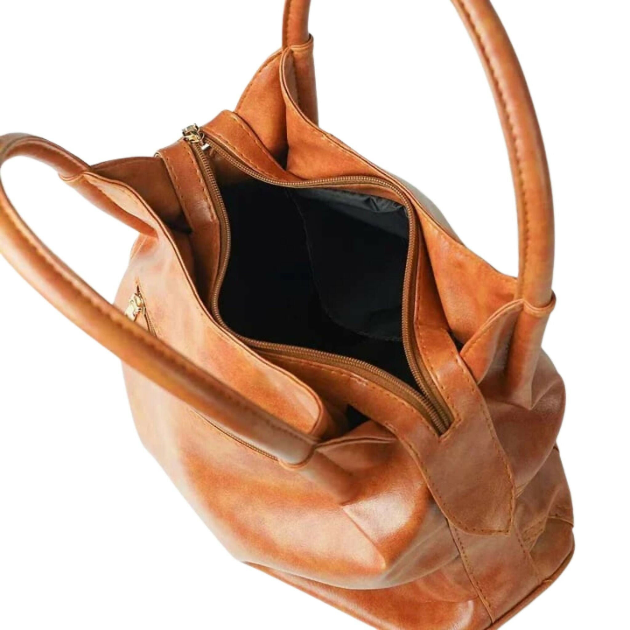 MARIE Faux Leather Shoulder Bag