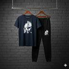 High_Quality Black track suit cartoon Anime street wear_Gojo satoru Edition Large