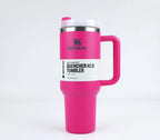 Stanley 40 Oz (1200ML) Stainless Steel Vacuum Insulated Tumbler with Straw – Leak-Proof Quencher Cup for Hot & Cold Beverages, Travel Mug, Gym Water Bottle, Coffee Thermos -Random Colors | Stanley