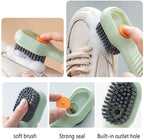 Multifunctional Liquid Dispensing Cleaning Brush Ergonomic Long Handle