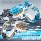 Rechargeable Shark Water Gun, High Pressure Electric Water Blaster Toy for Kids