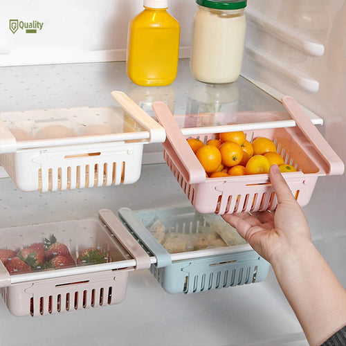 Multipurpose Drawer Type Shelf Food Grade Plastic Storage Organizer