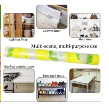 Kitchen Mat Shelf Liner, Waterproof, Easy To Clean, Oil Proof