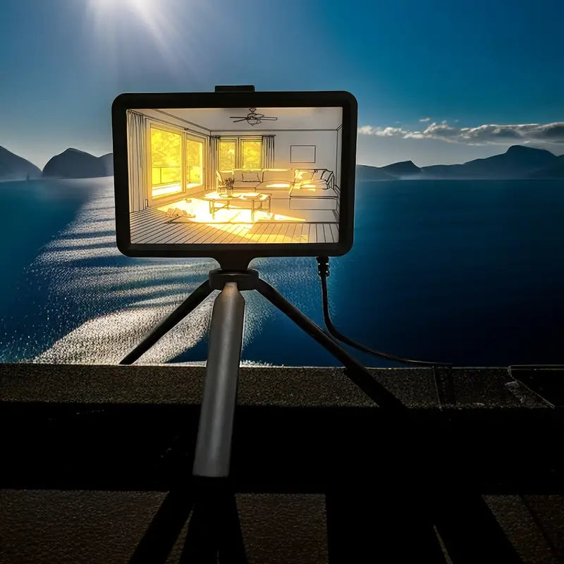 Light, Glowing Art Photo Frame Night with Adjustable Color Modes