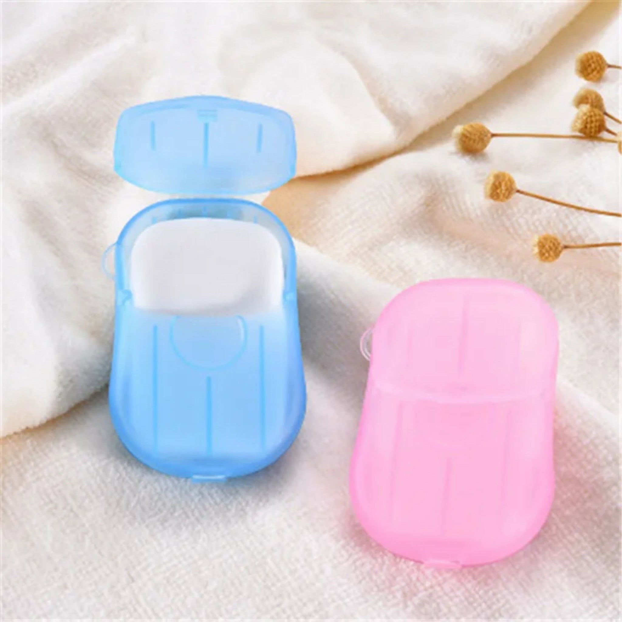 Portable Travel Paper Soap Sheets – Disposable Scented Hand & Bath Soap