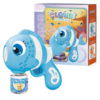 Fish-Shaped Automatic Bubble Blower With LED Lights