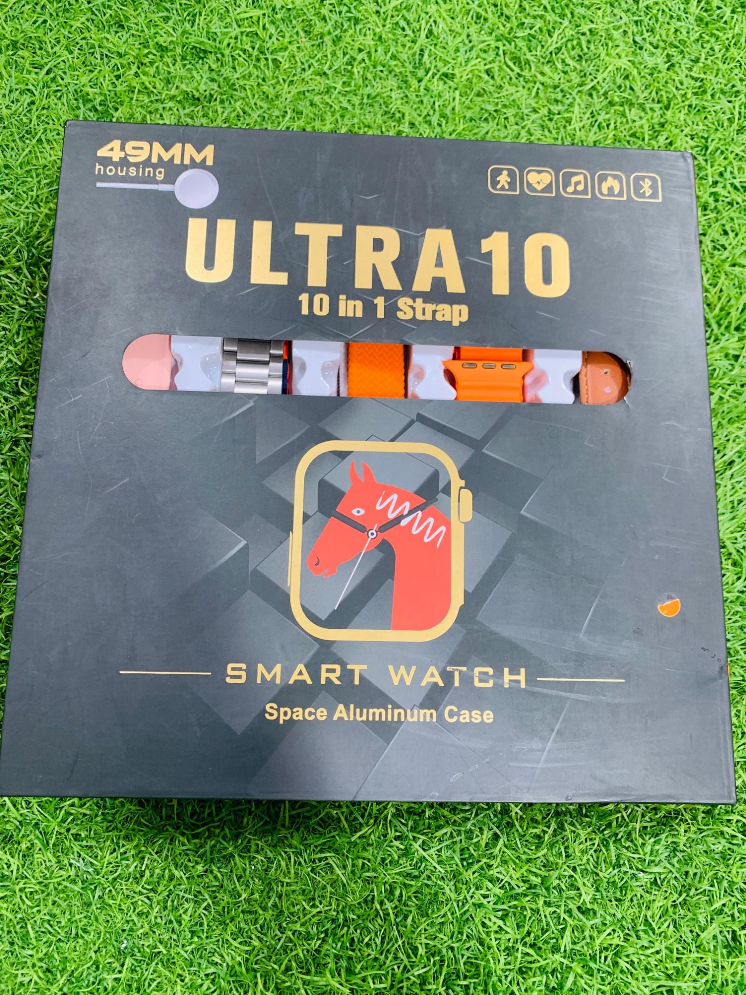 49MM Smartwatch 10-in-1 Set with Interchangeable Straps & Bluetooth Calling