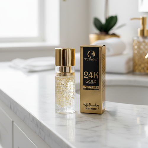 TV Parlour 24K Gold Face Primer Providing Smooth Base With Radiant Effect Comfortable Wear