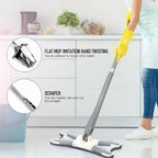 Twist Mop X Shape Microfiber Mop Floor Clean Mop Twist Mop With 360 Rotating Head Dust Mop
