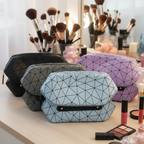 Cosmetic Bag Durable Quality Stylish Design Compact Build Perfect Choice For Daily Makeup Travel And Storage Needs (Random Color)