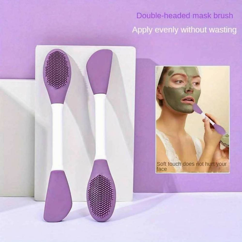 multifunctional Dual-Head Soft Gel Mask Brush