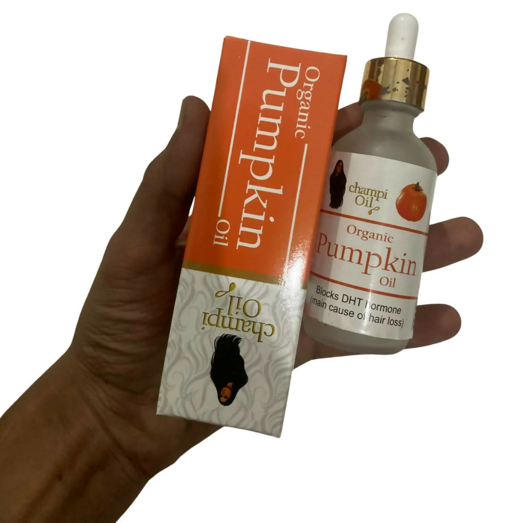 Organic Pumpkin Seed Oil, Cold-Pressed Pure Oil for Skin, Hair & Wellness