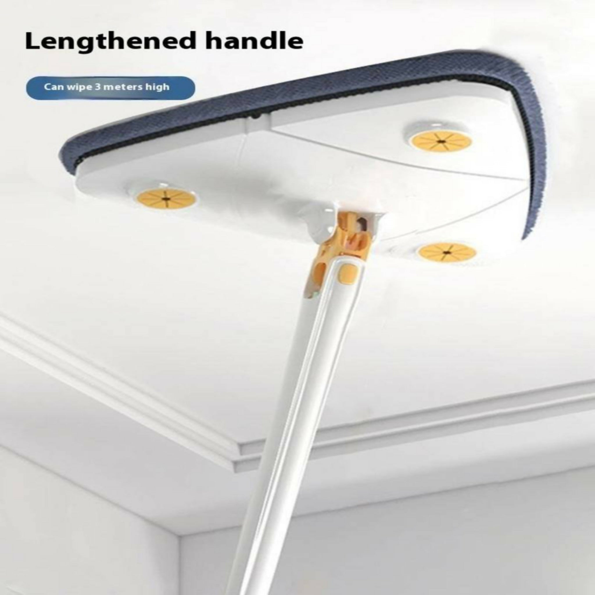 Royal’s Triangle Microfiber Mop – Self-Wringing Floor Dust Mop