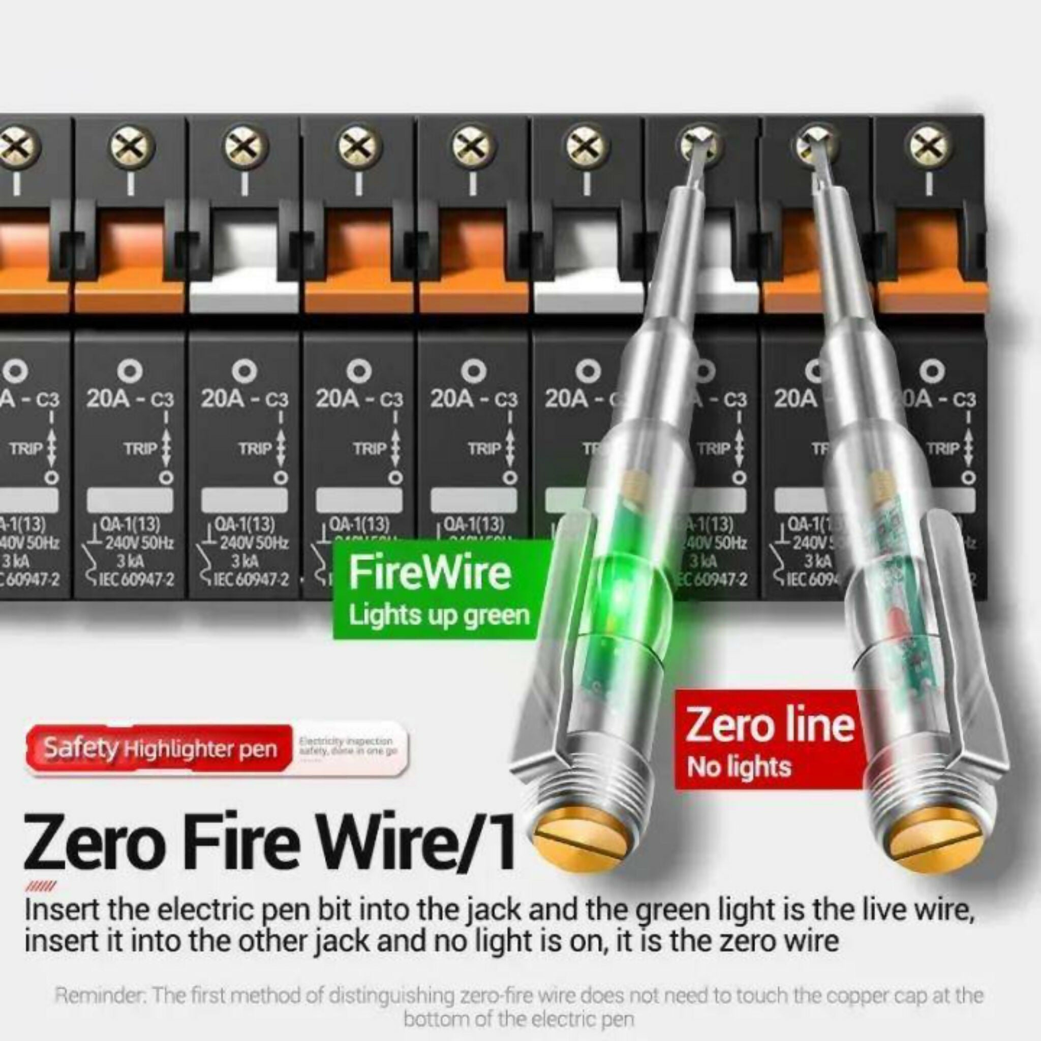 Smart Electric Voltage Tester Pen with Screwdriver | AC/DC Circuit Tester with LED Indicator