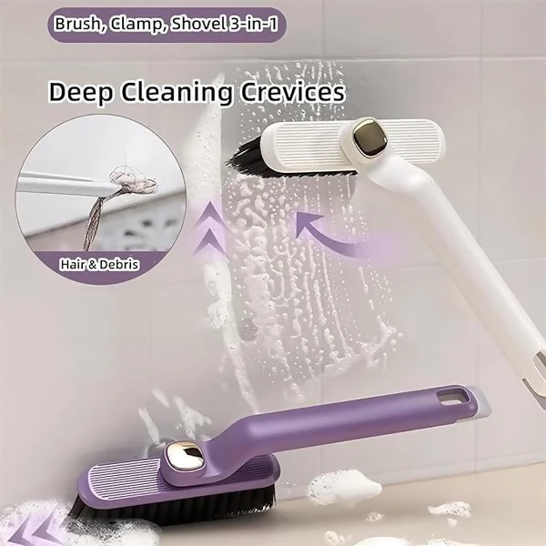 Multi-Function Rotating Crevice Cleaning Brush | 360° Deep Gap Cleaner for Kitchen, Bathroom & Home