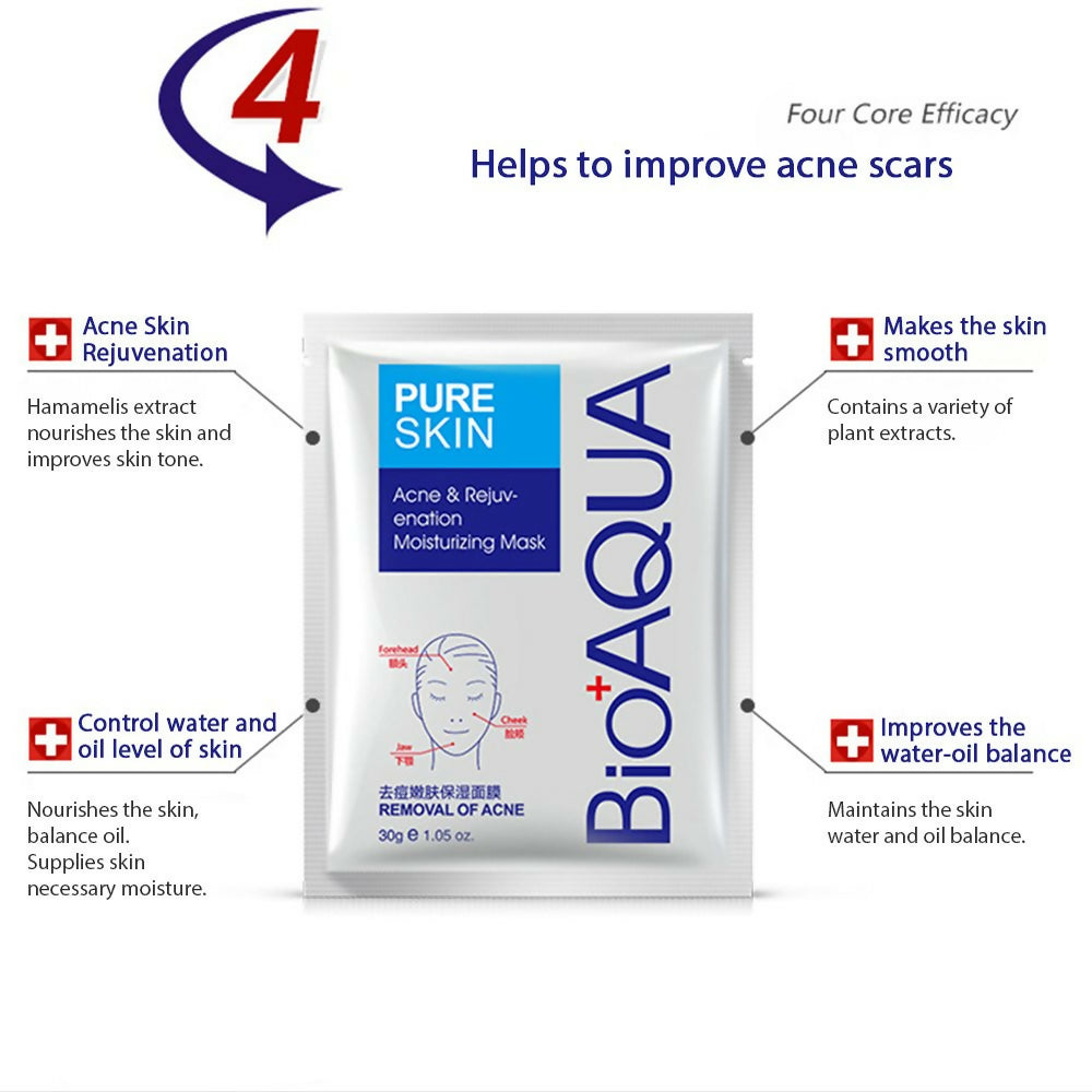 BIOAQUA Acne Removal & Rejuvenation Moisturizing Mask