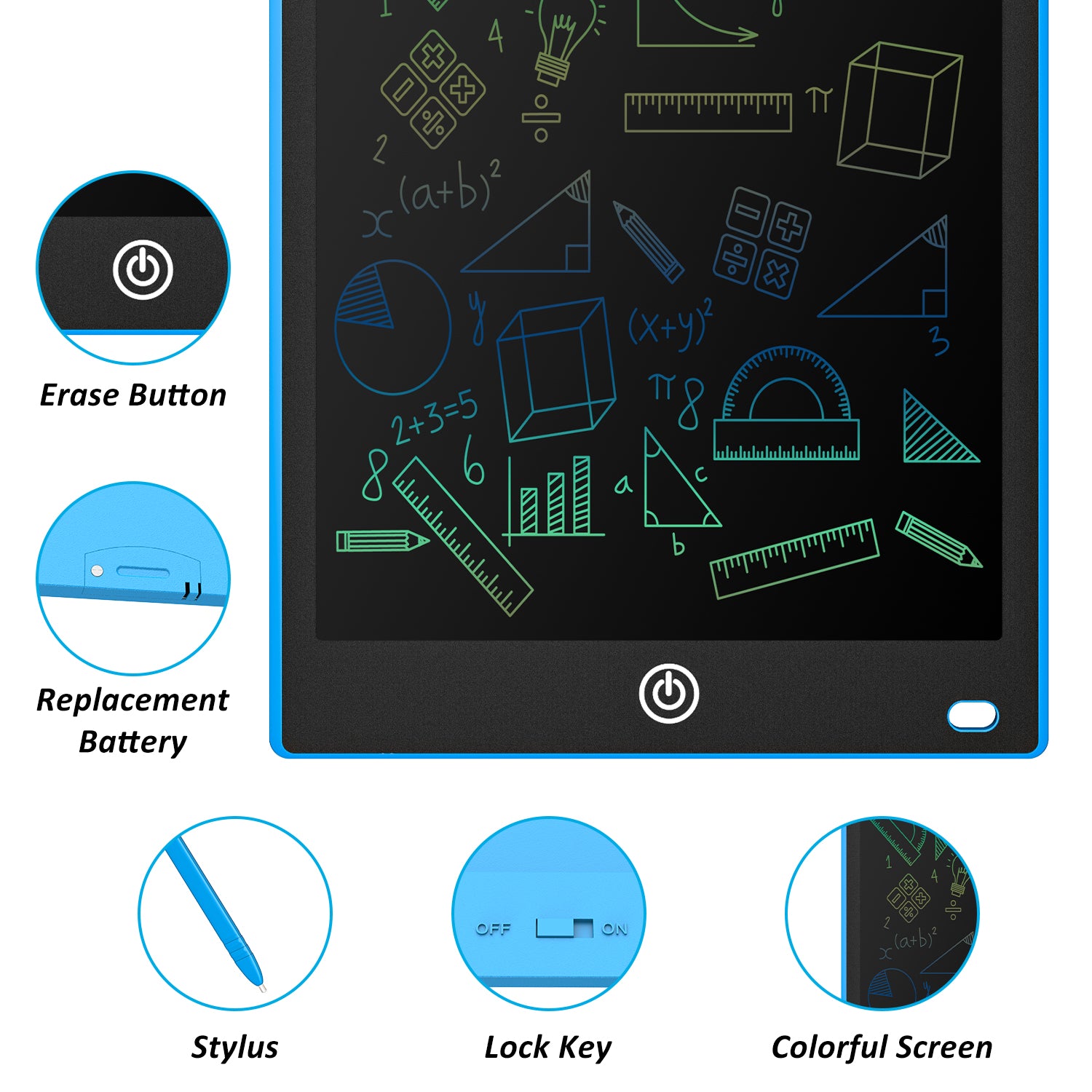 LCD Drawing Tablet, Digital Pad for Kids