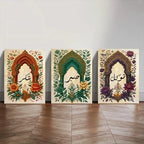 Tawakkul, Sabar, Shukar Wooden Sticky Wall Art