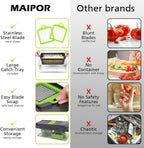 16-In-1 Multifunctional Vegetable Cutter And Slicer With Interchangeable Blades