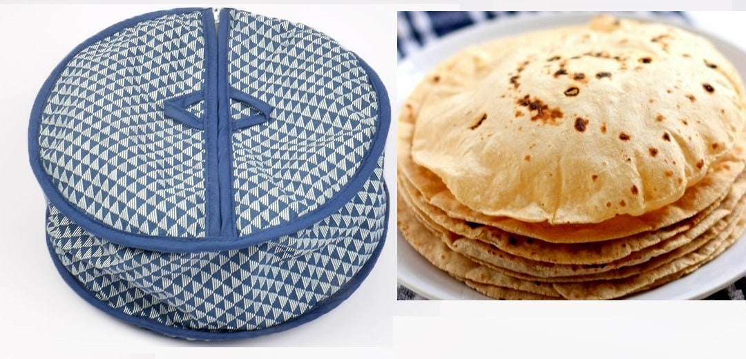 Roti Zipper Bag, Insulated Storage Bag For Keeping Chapati Fresh And Warm