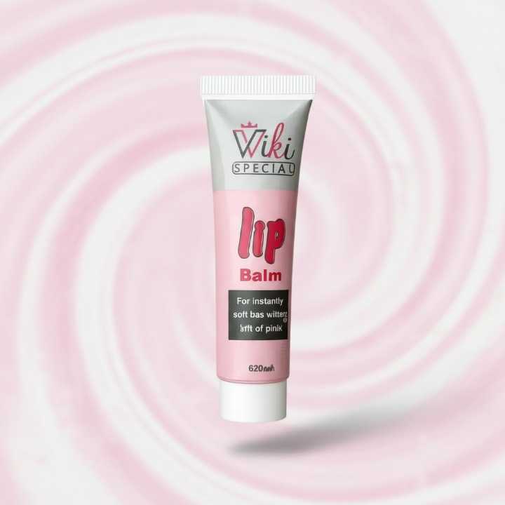 Wiki Special Natural Pink Lip Balm, Instant Softness, Long-Lasting Moisture & Nourishing