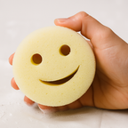 Mr and Mrs Scrub Smiley Sponge Set Non Scratch Cleaning