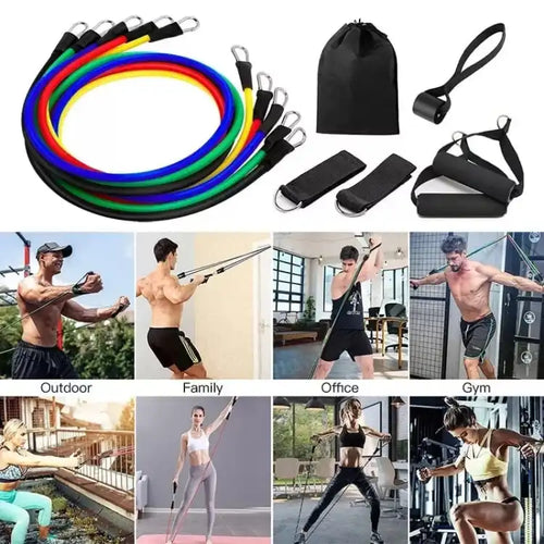 Latex Resistance Bands Workout Set