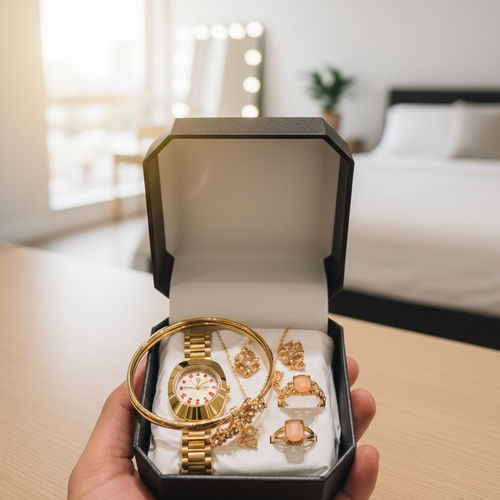 Jewellery Watch With Bangle Elegant Timeless Style for Women