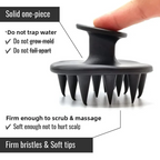 Head Cleansing And Scalp Massage Brush for Wet And Dry Use