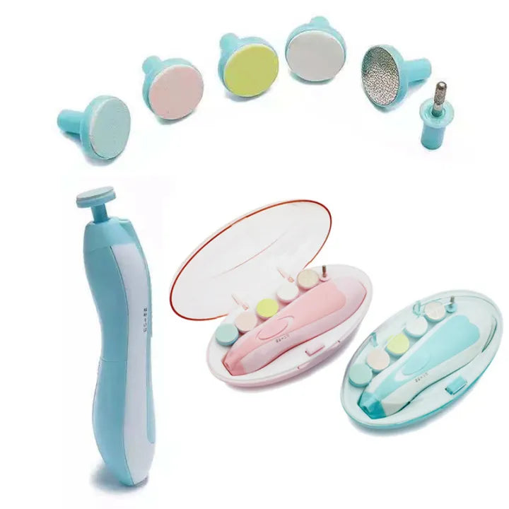 Baby Nail Clipper Manicure and Pedicure Set with LED Light