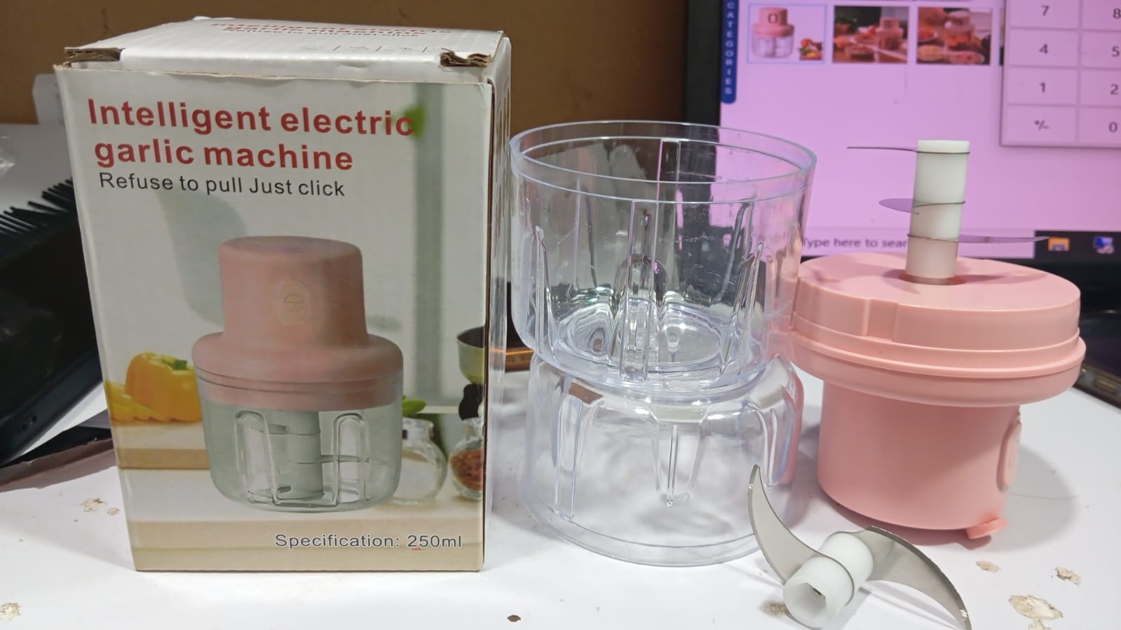Intelligent Garlic Machine, Chopper & Grinder for Kitchen Use
