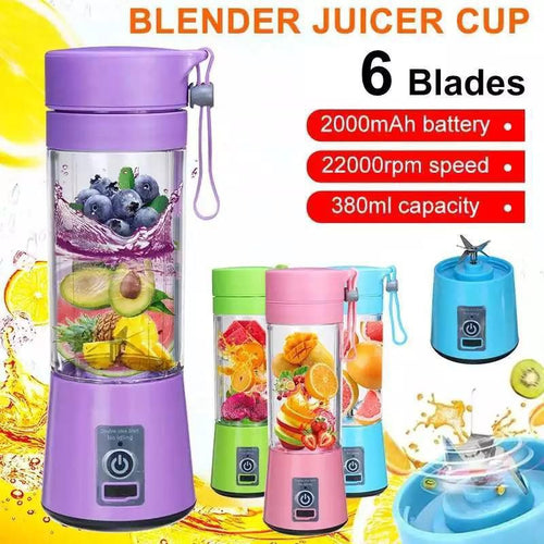 Rechargeable Portable Mini Juicer Blender Outdoor Juicing Cup