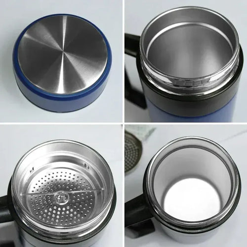 12oz Stainless Steel Vacuum Insulated Coffee Cup With Lid