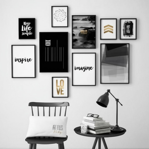 Inspirational Quotes Wooden Wall Decor Frames for Home and Office