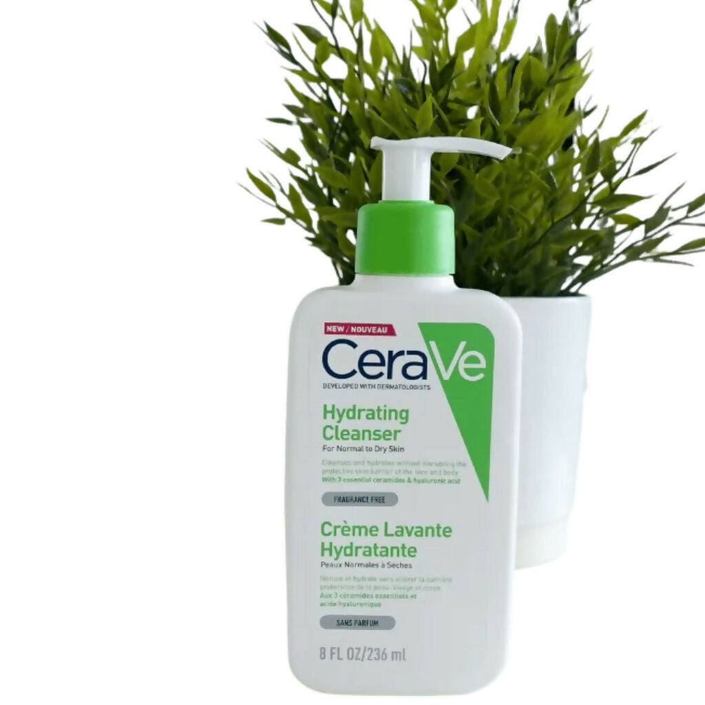 Cerave Hydrating Facial Cleanser, Hyaluronic Acid & Ceramides - 237ml