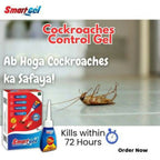 SmartGel Cockroach Killer Gel 20g | Professional Strength Roach Bait | Odorless & Mess-Free Pest Control