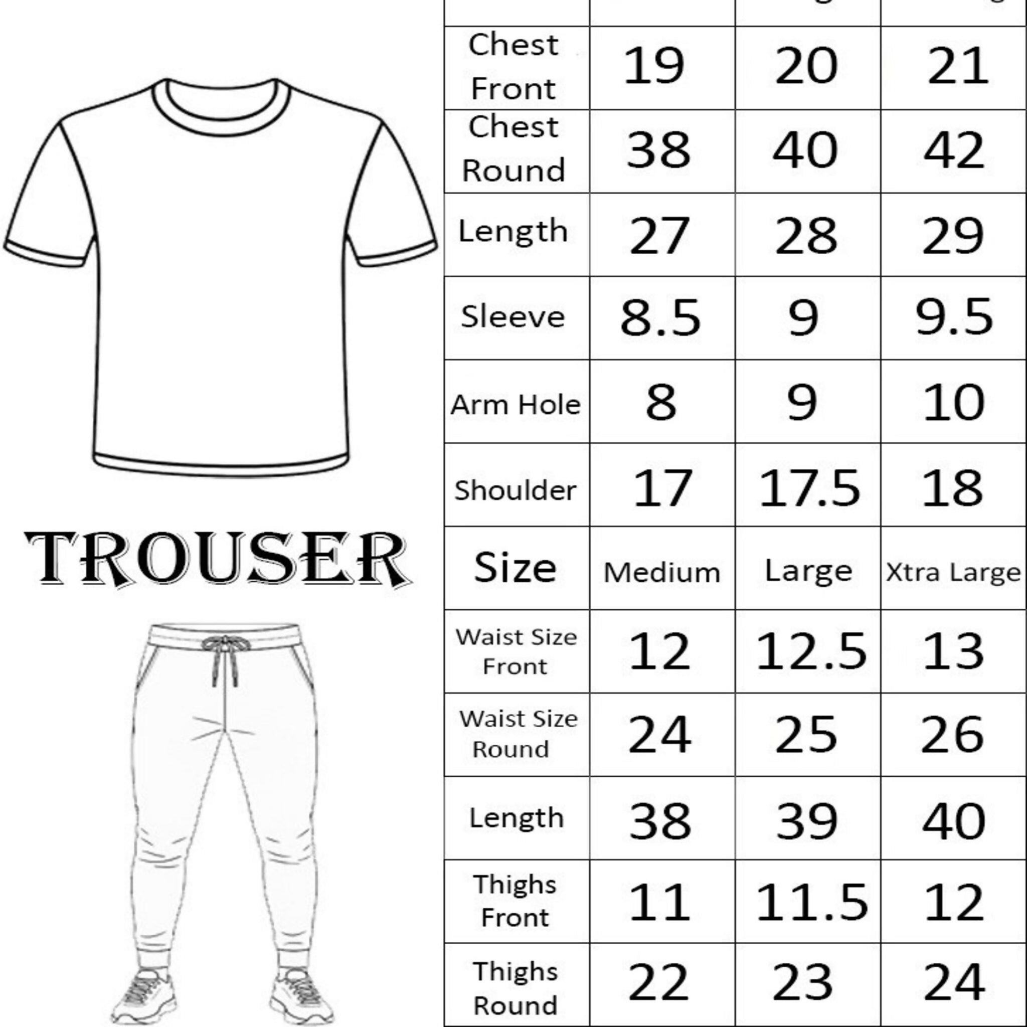 Round neck, half-sleeve casual T-shirt with matching trouser