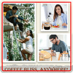 Self Stirring Coffee Mug, Battery Operated, for Home, Office & Travel